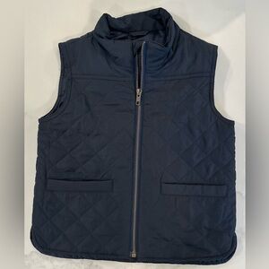 Crewcuts Quilted Navy Vest